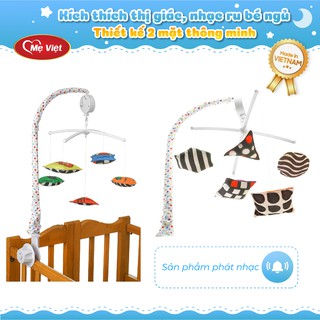 Treo nôi treo cũi có nhạc kích thích thị giác cho bé