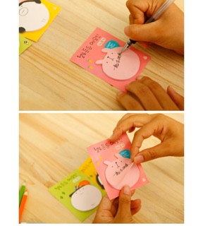 Giấy note hình thú cưng cute