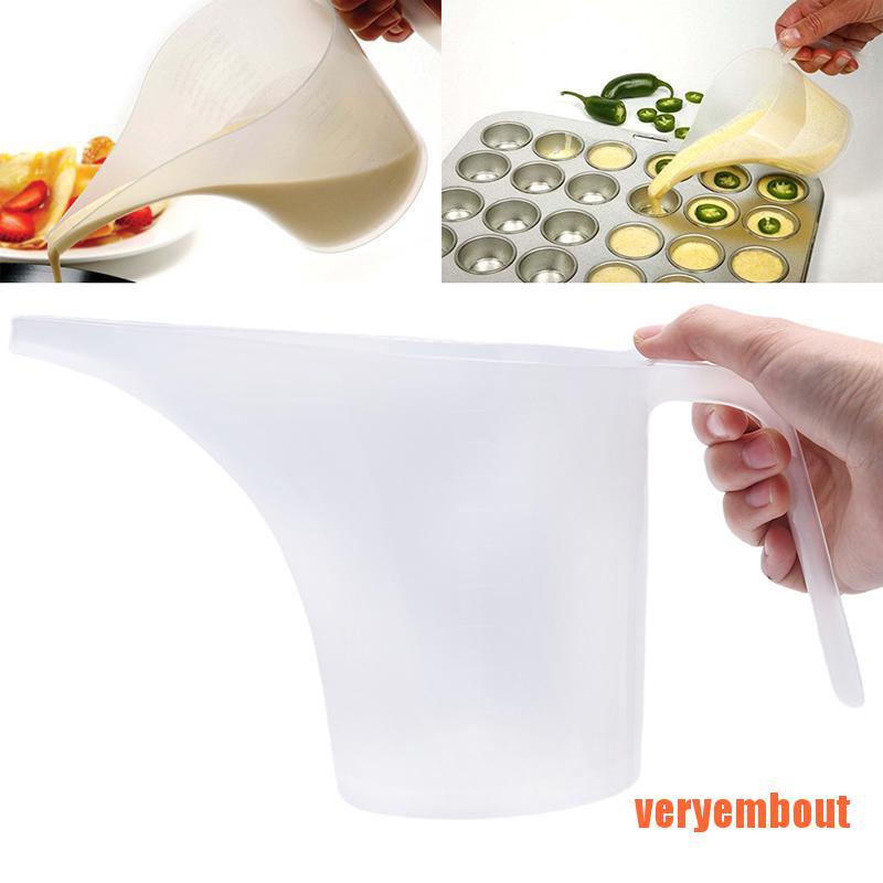Cốc Đo Lường Bằng Nhựa 1000ml Chuyên Dụng Cho Nấu Ăn