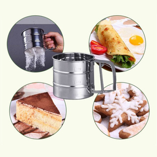 Cốc Rây Bột Bằng Thép Không Gỉ
