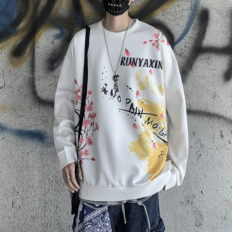 Áo Thun Hip Hop Tay Dài In Họa Tiết Graffiti Với 2 Màu Cá Tính Cho Nam S-Xxl | BigBuy360 - bigbuy360.vn