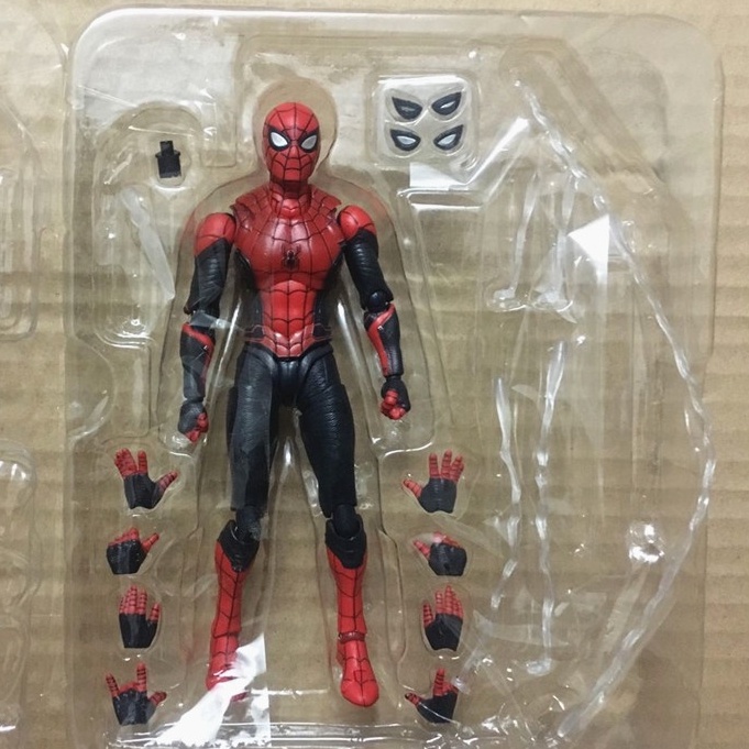 Mô hình SHF Spider Man Far From Home Upgraded Suit Marvel 15cm (BL)