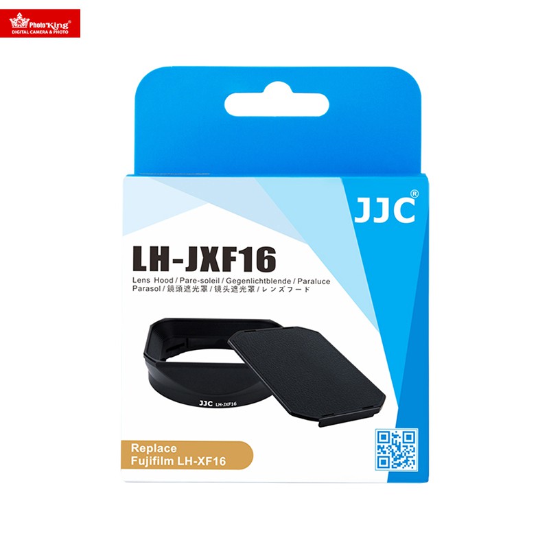 Hood vuông có nắp đậy JJC LH-JXF16 cho Fujifilm XF 16mm f1.4 R WR (Chính hãng)