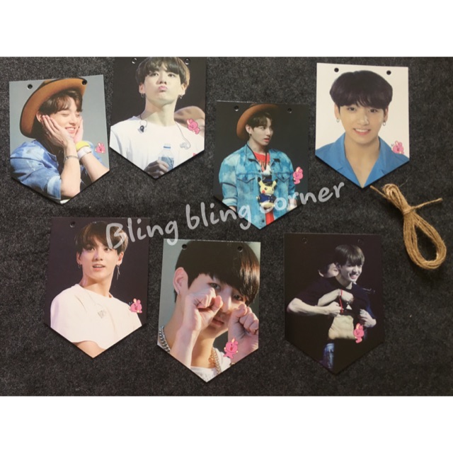 Set dây treo trang trí 7 thành viên BTS