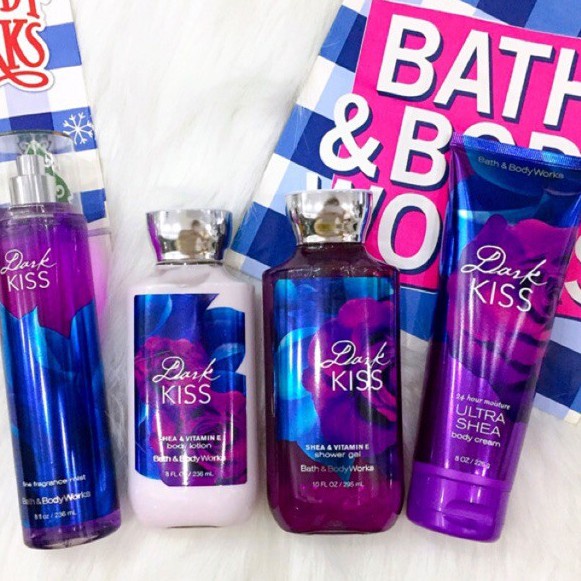 👑 L&G 💄 Xịt thơm Dark Kiss Fine Fragrance Mist Bath and Body Works 12ml
