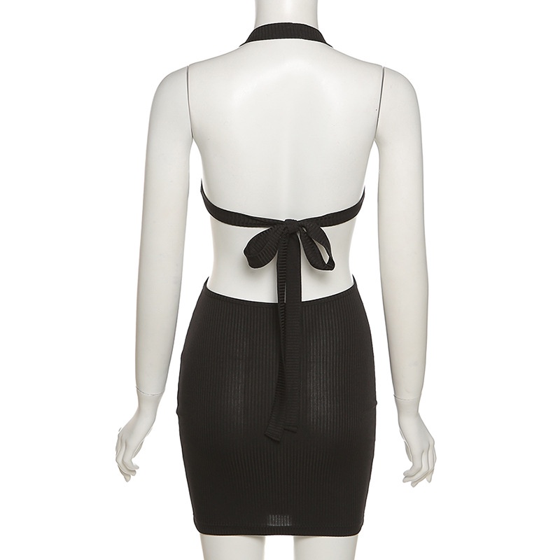 DUNEA Đầm lưng cao thiết kế rỗng thời trang mới cho nữ