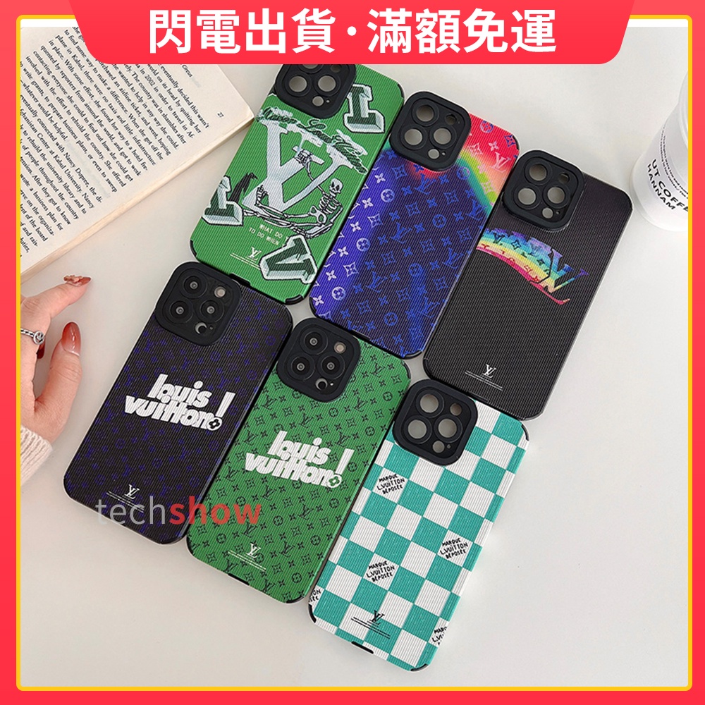 Louis Vuitton Ốp Điện Thoại Chống Sốc In Logo lv Cho iphone 13 12 11 pro max i13
