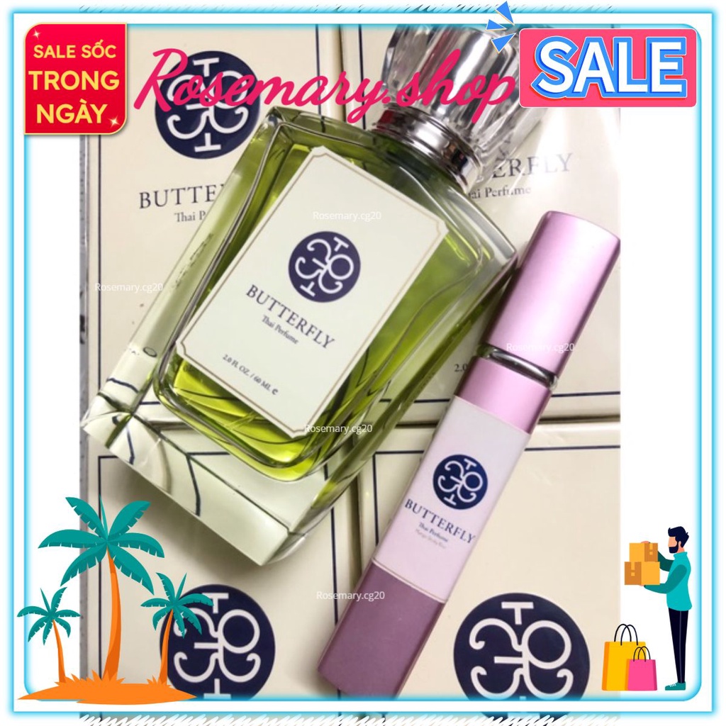 Mẫu thử nước hoa thai butterfly perfume mango sticky rice 10ml dạng xịt
