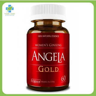 Viên uống sâm Angela Gold hỗ trợ cân bằng nội tiết, chống lão hóa ( chai 60 viên)