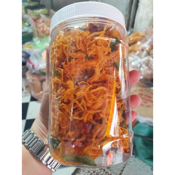 Khô gà lá chanh sấy khô hảo hạng shop Ngân Hà bánh tráng siêu rẻ