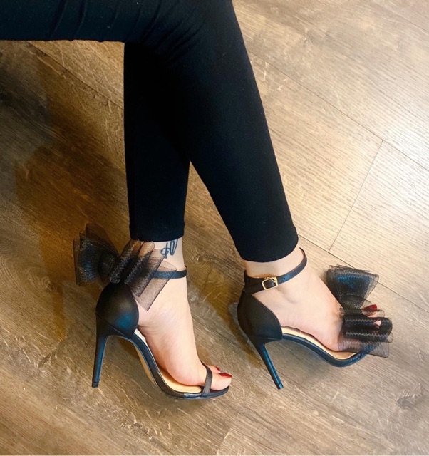 Sandal jimmy nơ siêu phẩm cho cô dâu-loại 1 có hộp, bill ( chat trước check sz với shop)
