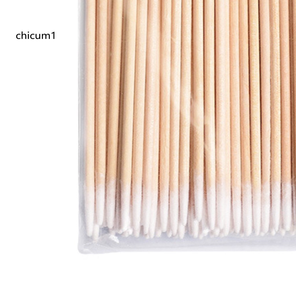 Set 2 Túi Tăm Bông Trang Điểm Cotton Mũi Nhọn 200 Cái Sử Dụng Một Lần Tiện