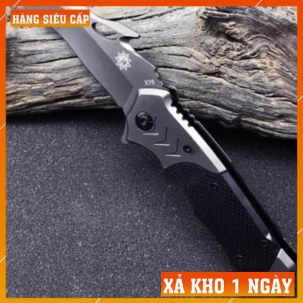 [FreeShip – Xả Kho 1 Ngày] Dao Phượt Gấp Cao Cấp Chính Hãng karambit X76 - Đa Năng Giá Rẻ Quân Đội