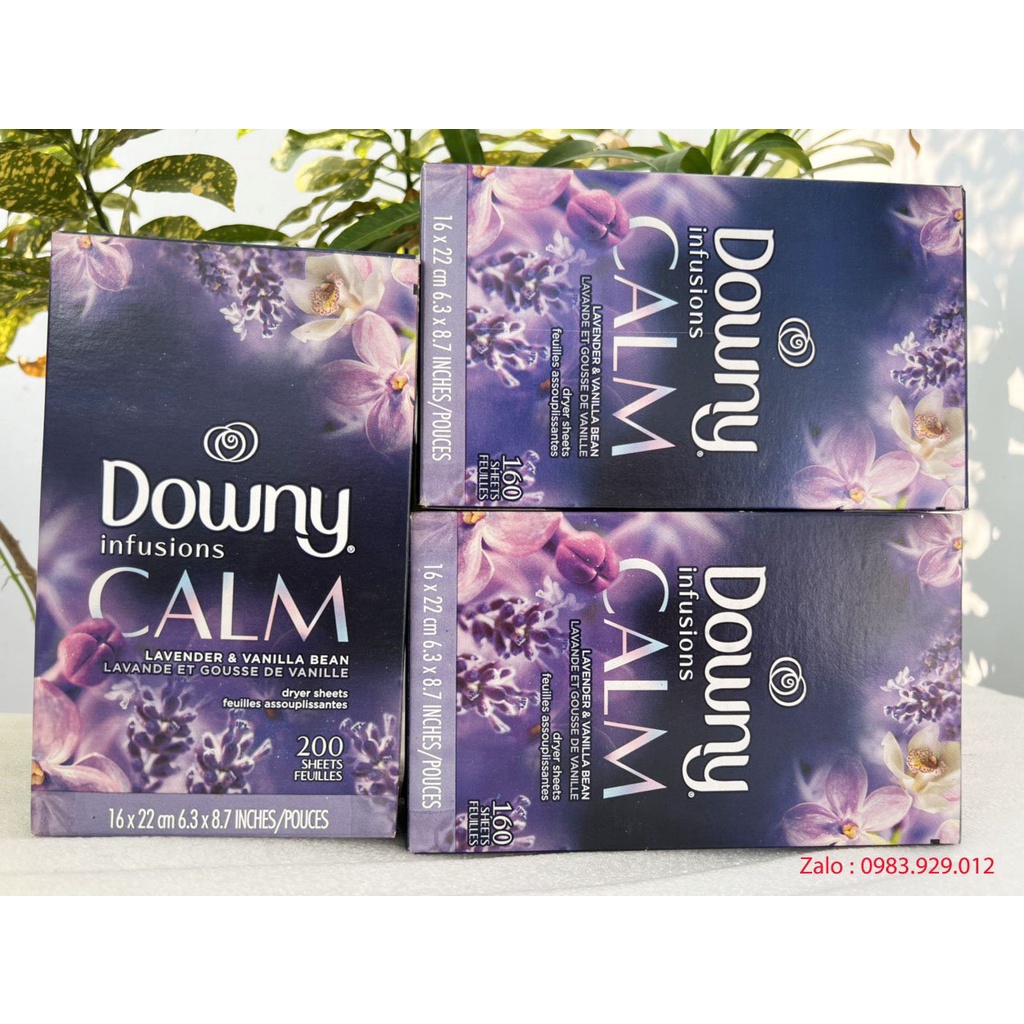 Giấy thơm quần áo Downy Calm (tím)