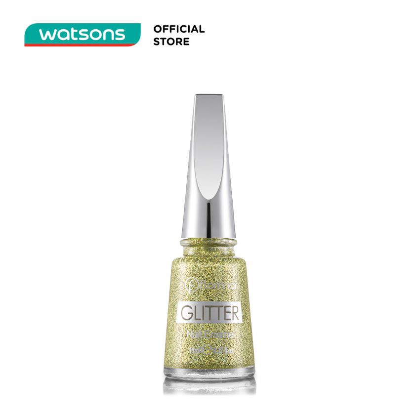 Sơn Móng Flormar Glitter Nail Enamel 11ml.#Gl04 Gold Rush