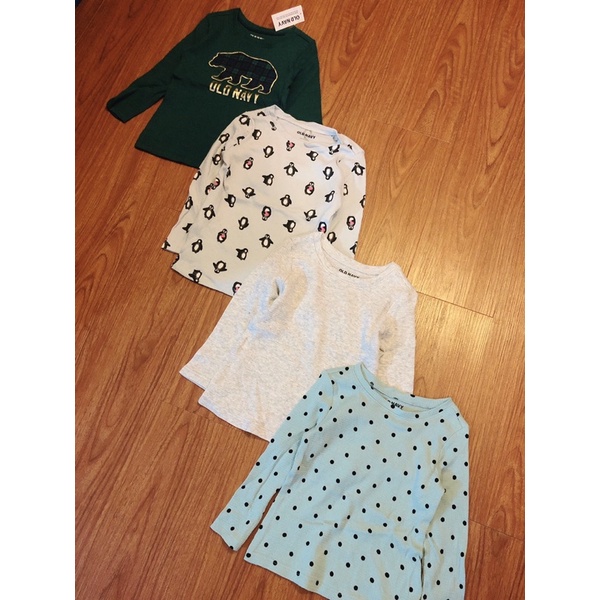 Áo dài tay Olđnavyy bé trai bé gái xuat du