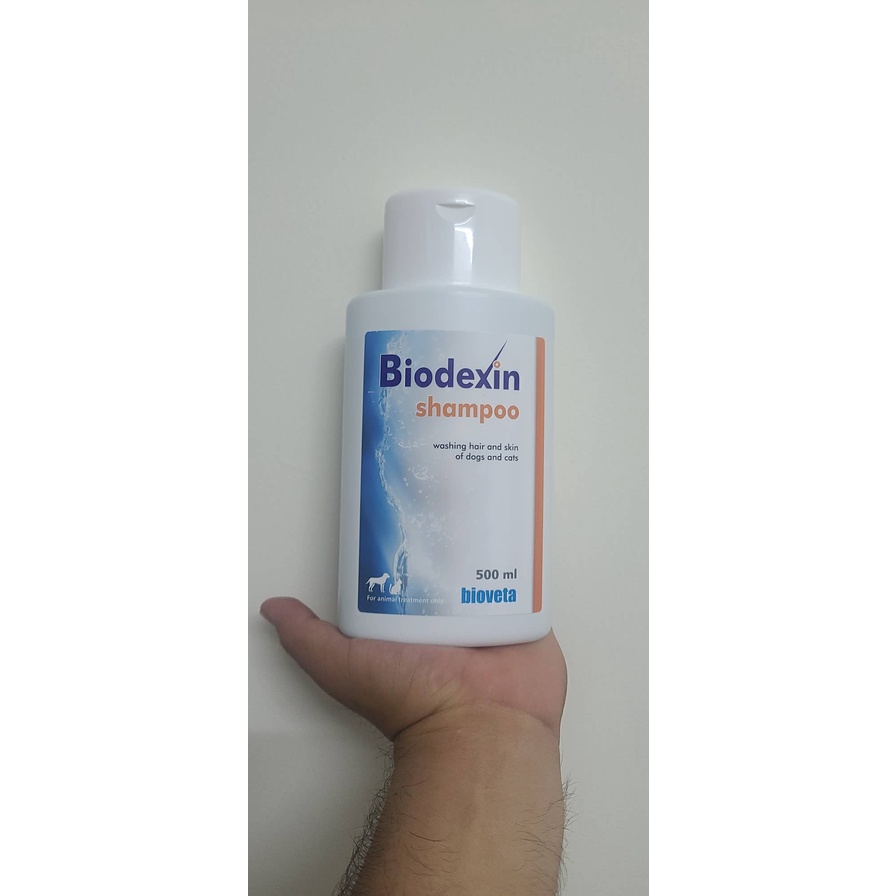 Sữa tắm viêm da Biodexin Shampoo | Sữa tắm trị nấm cho Chó Mèo 100ml/500ml chai to