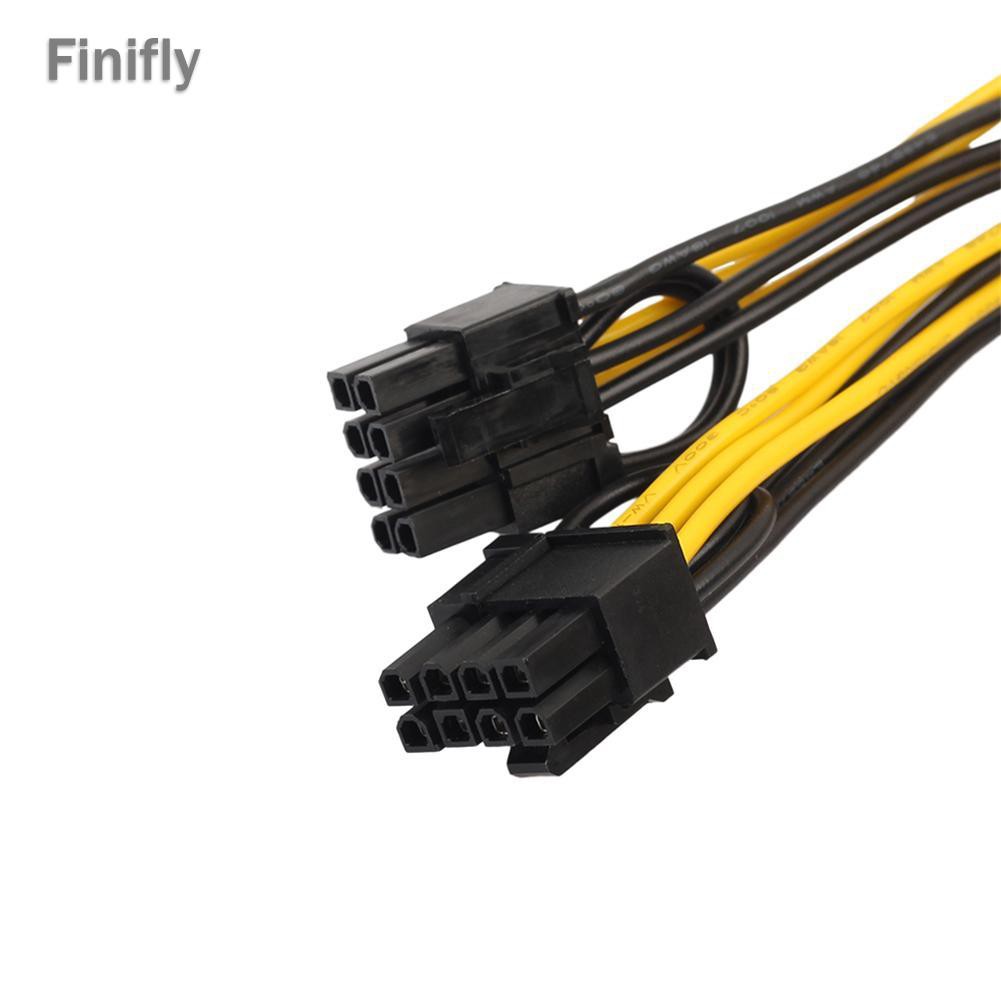 2 Dây Cáp Chuyển Đổi 6pin Female Sang Dual 8pin (6 + 2pin) Male Dài 20cm | BigBuy360 - bigbuy360.vn