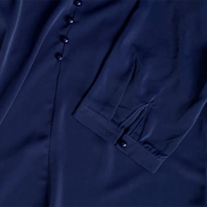 SIZE LỚN - ÁO SƠ MI TRUNG NIÊN BIGSIZE KIỂU ÁO SƠ MI CỔ LÃNH TỤ ĐÍNH NÚT 3A06