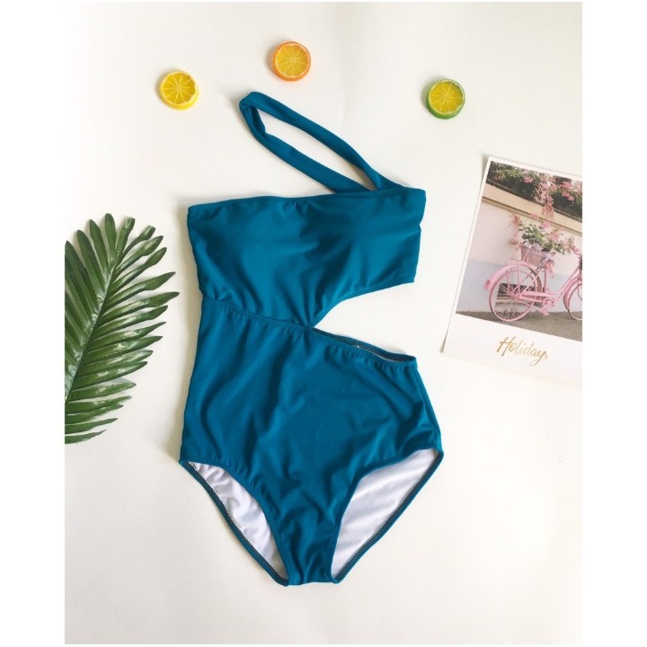 Bikini liền thân cut out VATIXA BKN17 XANH