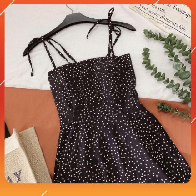 Đầm Bi Xoè 2 Dây ♥️♥️♥️giảm giá♥️♥️♥️Siêu Hot MÃ 911