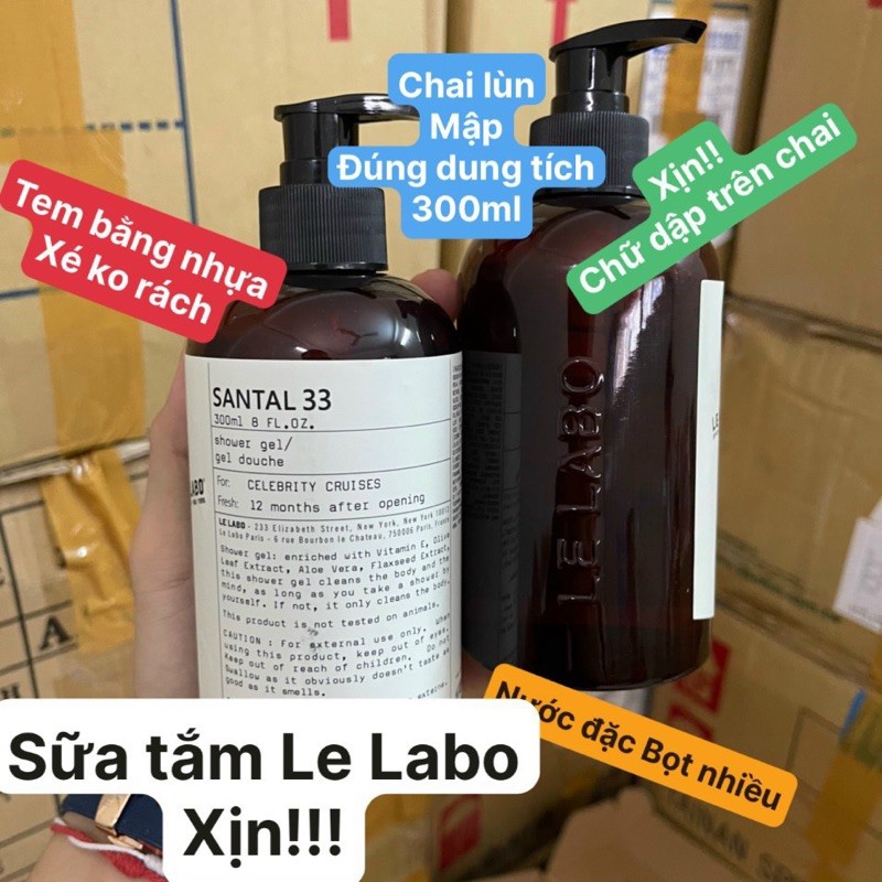 Sữa tắm lelabo 33