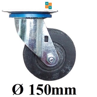 Bánh xe đúc gang cao su tải cao ø 150mm