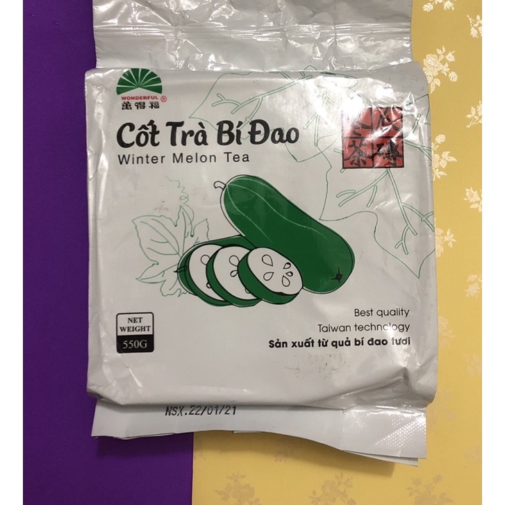 CỐT TRÀ BÍ ĐAO WONDERFUL GÓI 600 Gr