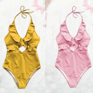 Bikini nữ phối dây in hoạ tiết phong cách Brazil