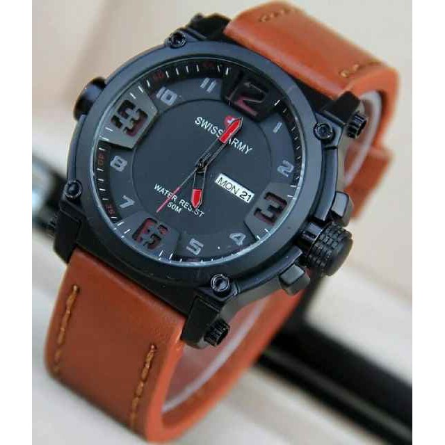 Swiss Army Đồng Hồ Đeo Tay B92 Phong Cách Quân Đội