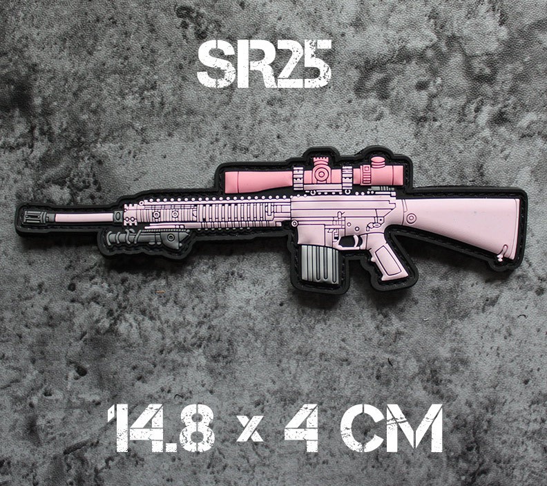 Patch Dán SR25 PVC Pink