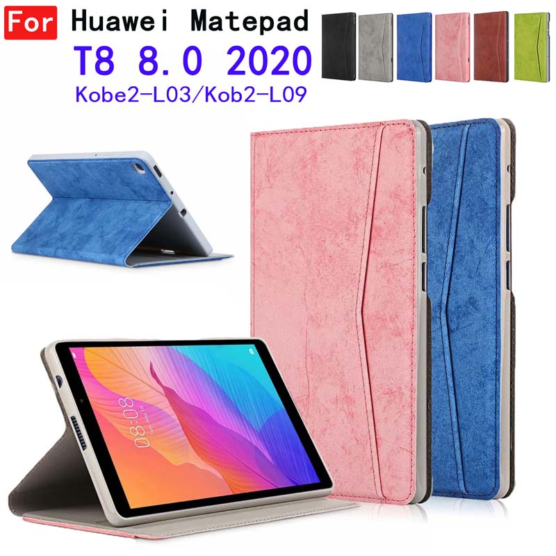 Bao da máy tính bảng thông minh hỗ trợ bảo vệ cho Huawei Matepad T8 8 inch