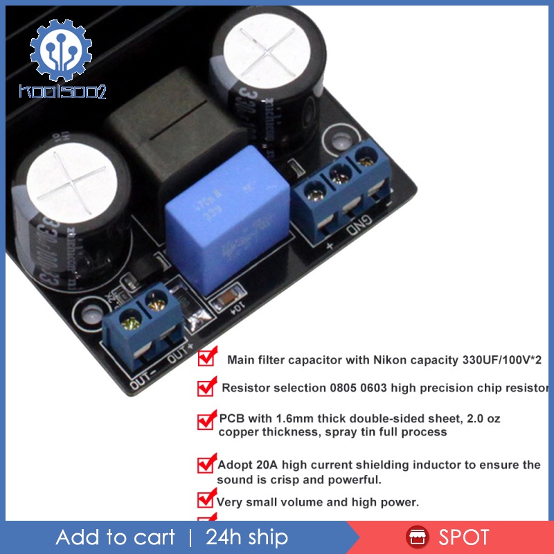 IRS2092 HiFi Digital Amplifier Audio Power Board Module 200W Mono AMP Board