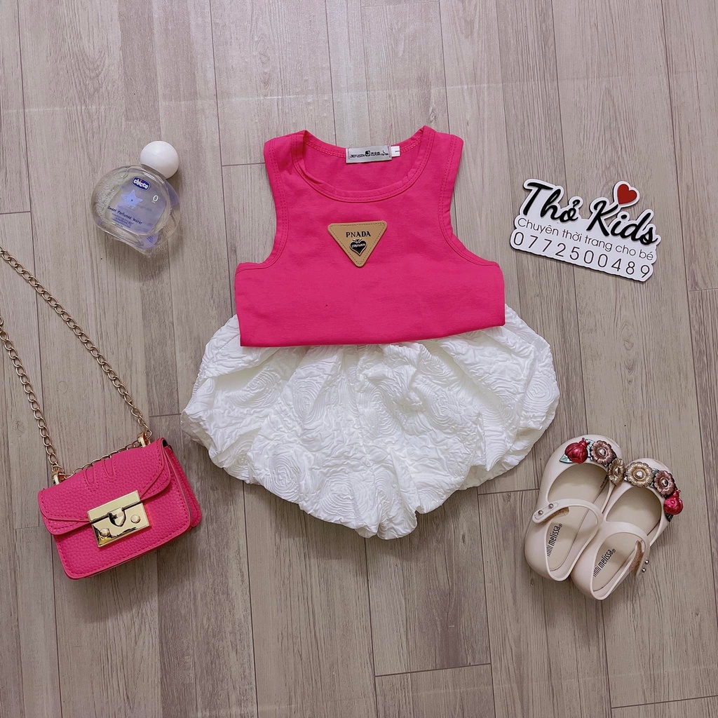 Bộ Balo quần phồng hot hit cho bé gái