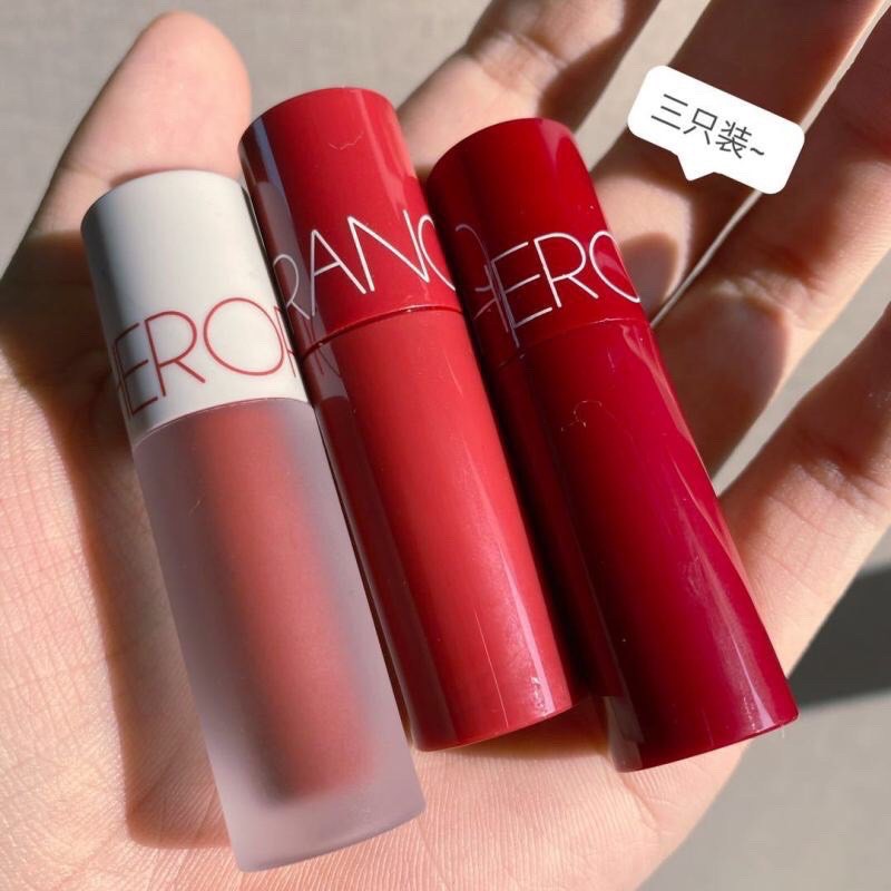 Set 3 Cây Son Kem Lì Heorange Best Cool & Warm Tint Nội Địa Trung | BigBuy360 - bigbuy360.vn