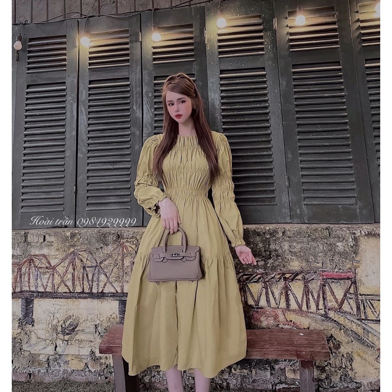 Đầm Maxi Nhún Siêu Sang