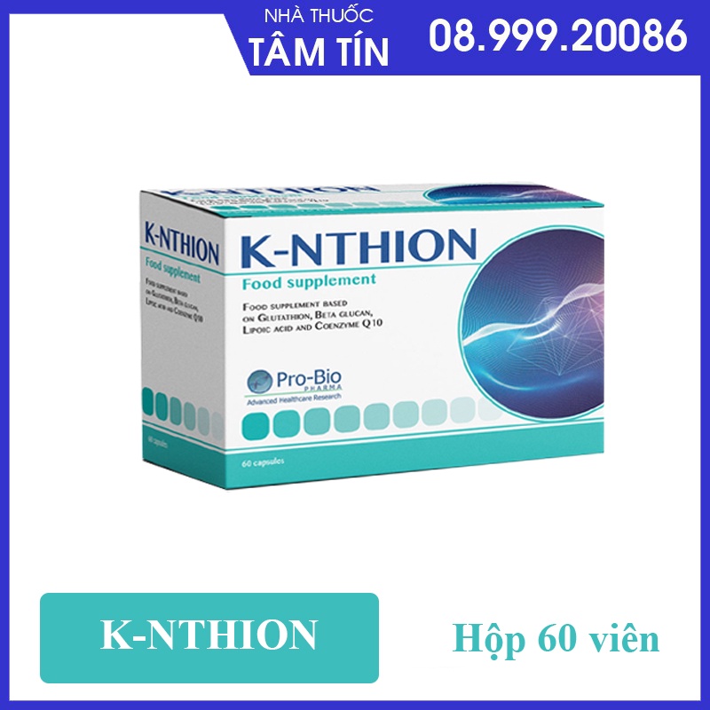 [Chính Hãng] K-NTHION - Viên Uống Hỗ Trợ Làm Đẹp Da, Hộp 60 Viên