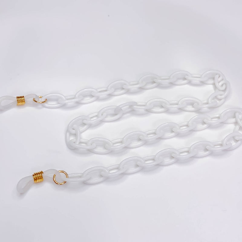 Dây đeo khẩu trang/ mắt kính chống trượt bằng acrylic có thể điều chỉnh thời trang cho nam và nữ