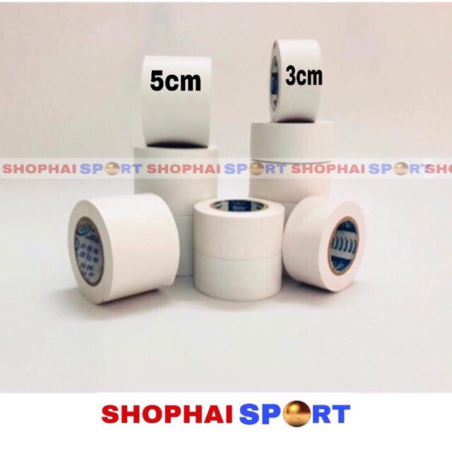 Băng keo thể thao Nhật Bản Nano cao cấp ( Bản 3cm và 5cm) Băng keo thể thao, Bóng đá hỗ trợ chấn thương