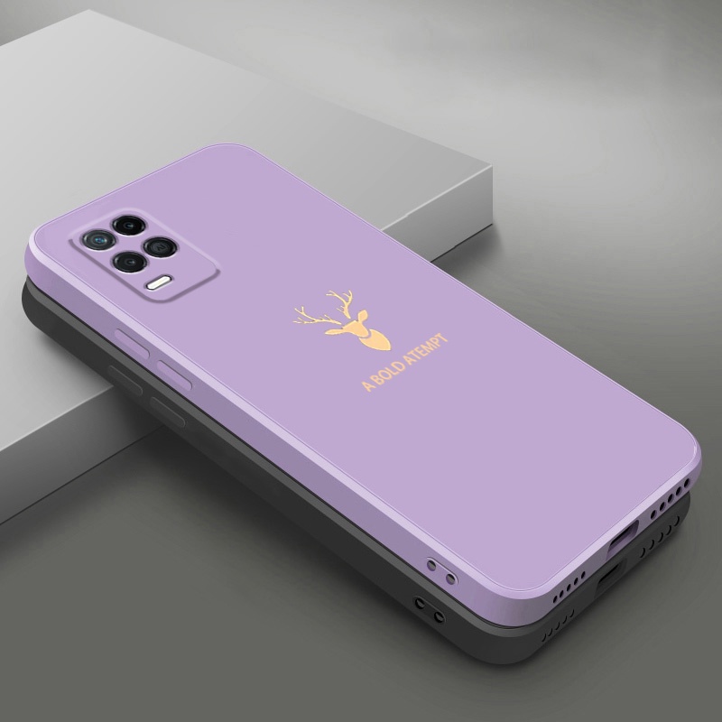 Ốp lưng OPPO A54 4g Ốp Điện Thoại Silicon Mềm Mịn Bảo Vệ Cho OPPO A54 4g YTLT01 viền vuông cute