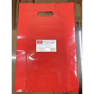 500 Gram Túi Nilon Xoài PE Màu Đỏ