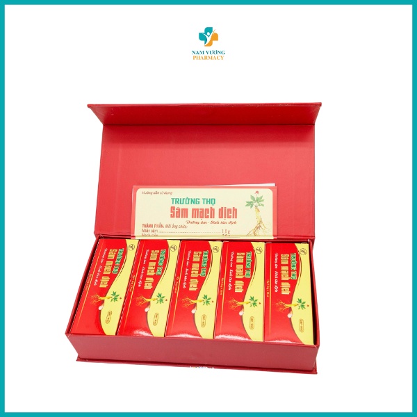 Trường Thọ Sâm Mạch Dịch - Bổ Khí, Dưỡng Tâm, Phục Hồi Mạch, Sinh Tân Dịch - TRƯỜNG THỌ PHARMA - MS12