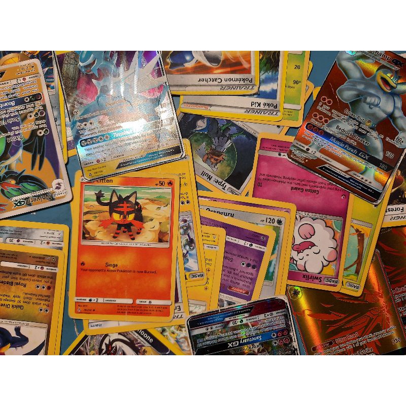 Thẻ Pokémon chính hãng (bán ngẫu nhiên 10 thẻ/1 set)