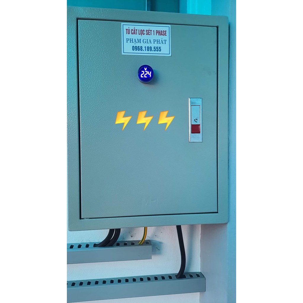 Tủ cắt lọc sét 1 pha cho nguồn điện AC