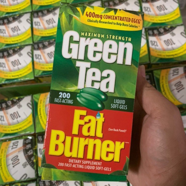 Viên uống giảm cân từ trà xanh Green Tea Fat Burner 200 viên của Mỹ