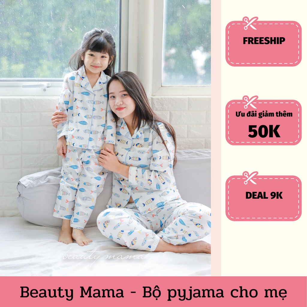 Beauty Mama - Bộ pyjama đôi Mẹ và bé