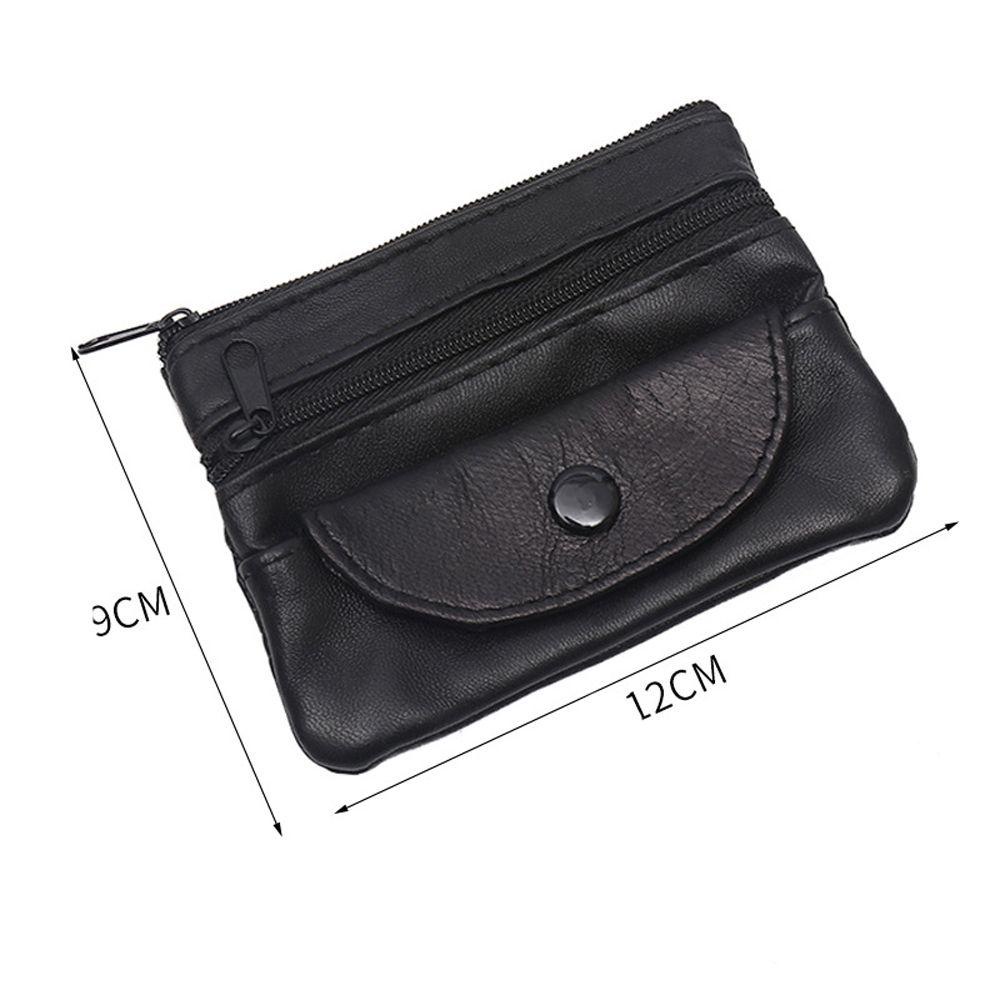 Ví Da Pu Thiết Kế Nhỏ Gọn Phong Cách Retro Thời Trang Dành Cho Nam