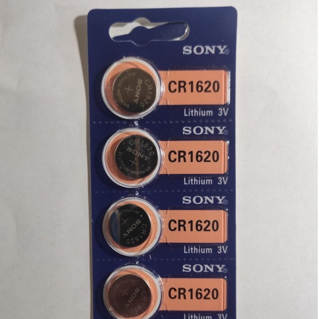 Pin Cúc áo Sony Lithium 3V CR1220, CR1616, CR1620, CR1632 - Vỉ 5 viên