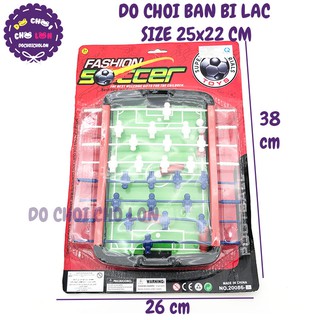 Vỉ đồ chơi bàn Bóng Đá Bi Lắc 8 Tay Nắm đá banh bàn SIZE 25x22 cm 20086-2