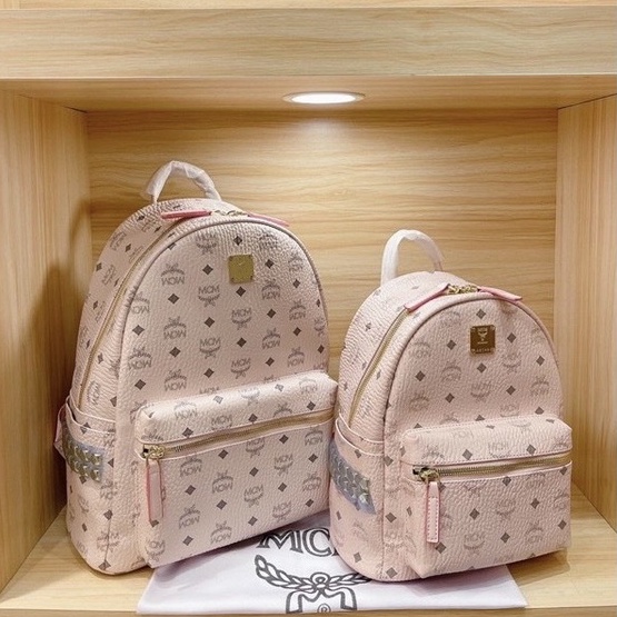 Balo thời trang MCM hồng LA 1-1 on web